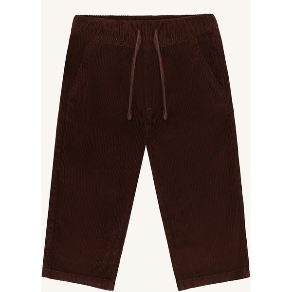 Cordhose für Jungen "Trevor Heavy Cord",  Braun (Soil) - Hust&Claire