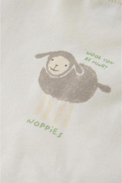 Langarmshirt/Longsleeve "Sjeba" mit Schäfchen-Print - Noppies