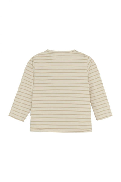 Wickelshirt "Nour" , Off White/Beige geringelt - Noppies