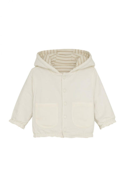 Wendejacke (Cardigan) "Neddie", Natur/Beige geringelt - Noppies