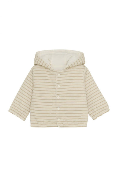 Wendejacke (Cardigan) "Neddie", Natur/Beige geringelt - Noppies