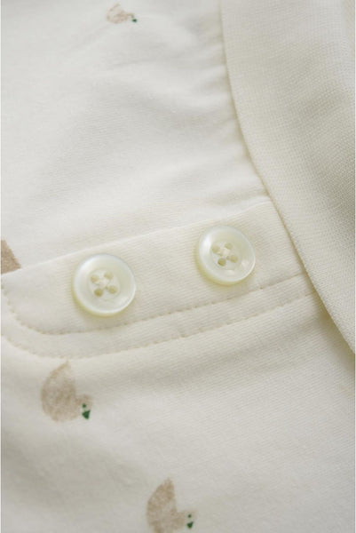 Hose "Neal", Off White mit Entchen-Print - Noppies