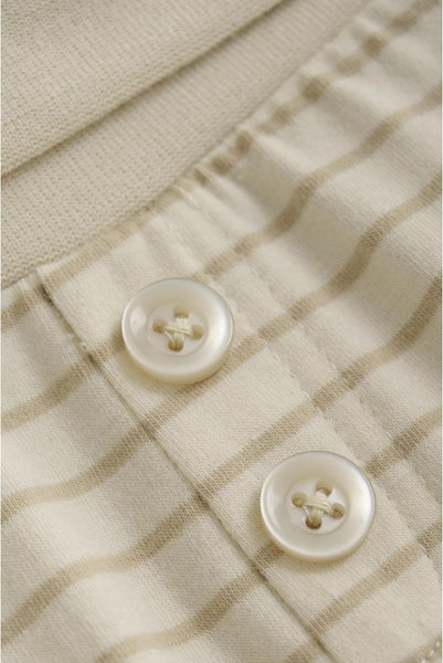 Hose "Neal", Off White/Beige geringelt - Noppies