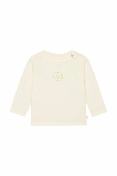 Langarmshirt/Longsleeve "Egret" mit Apfel-Print - Noppies