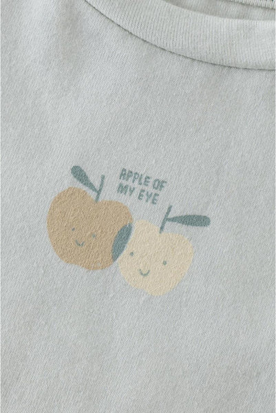 Langarmshirt/Longsleeve "Green Tint" mit Apfel-Print - Noppies