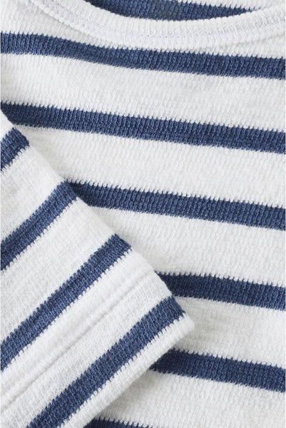 Langarmshirt/Longsleeve "Gray Blue", geringelt - Noppies