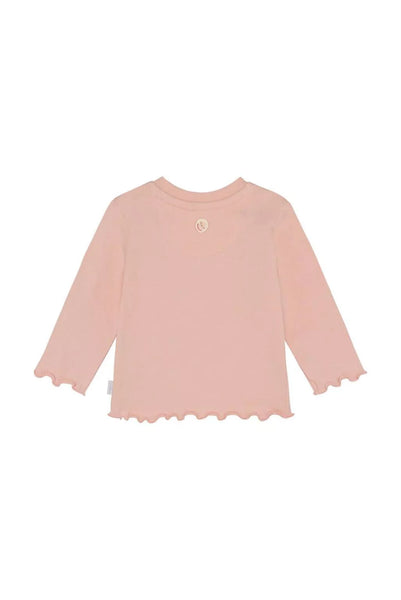 Langarmshirt/Longsleeve "Peachskin" mit Rüschenkanten  - Noppies