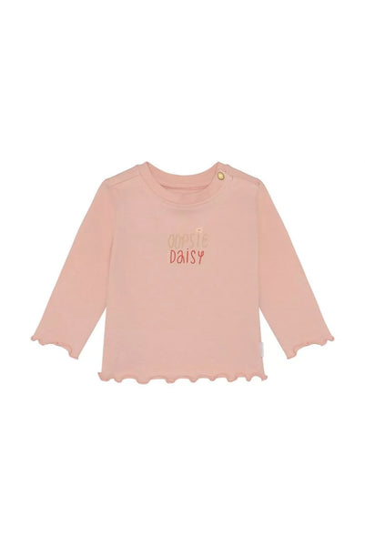 Langarmshirt/Longsleeve "Peachskin" mit Rüschenkanten  - Noppies