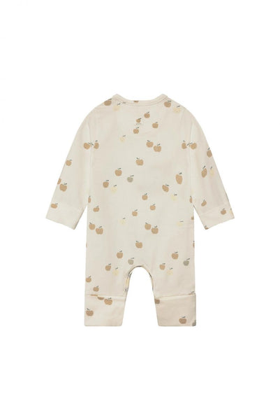 Strampler/Schlafanzug "Egret" mit Apfel-Print - Noppies