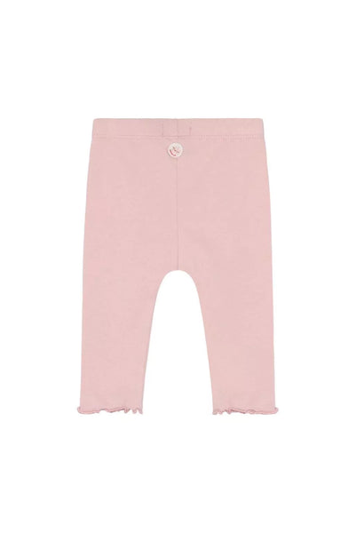 Leggings "Peachskin" (Pfirsichrosa) mit Rüschen - Noppies