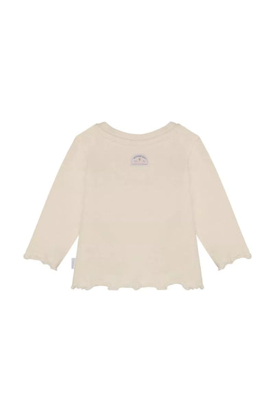 Langarmshirt/Longsleeve "Egret" mit Rüschenkanten  - Noppies