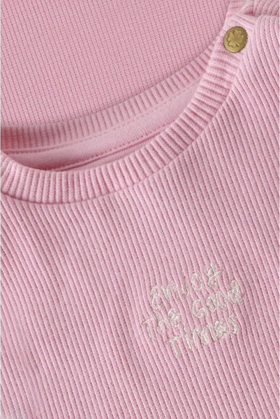 T-Shirt "Pink Nectar" mit kleinen Rüschen - Noppies