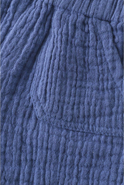 Kurze Hose (Shorts) "Gray Blue", Musselin - Noppies