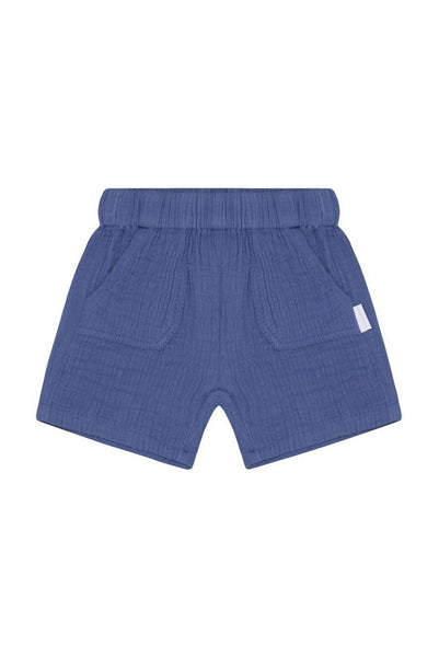 Kurze Hose (Shorts) "Gray Blue", Musselin - Noppies