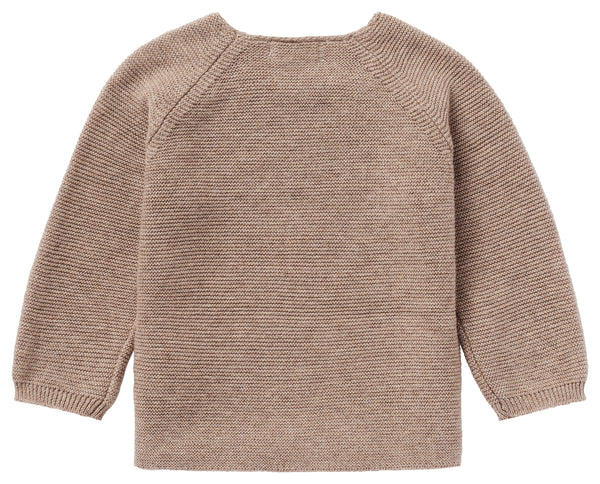 Für Frühchen: Strickjacke Pino, Taupe Melange - Noppies