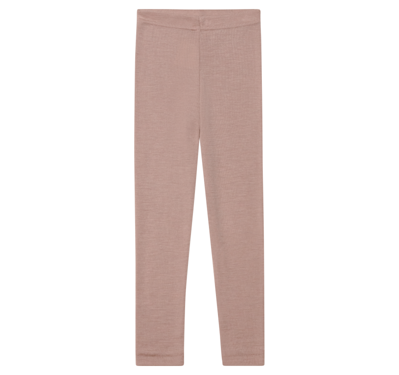 Kinder-Legging aus Wolle/Seide, Dusty Rose - Engel