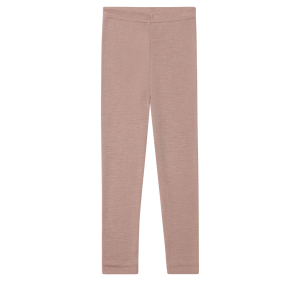 Kinder-Legging aus Wolle/Seide, Dusty Rose - Engel