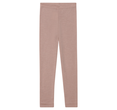 Kinder-Legging aus Wolle/Seide, Dusty Rose - Engel