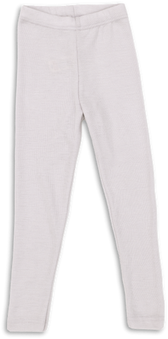 Kinder-Legging aus Wolle/Seide, Magnolie (helles Flieder) - Engel