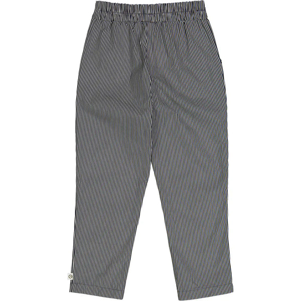 Sommerliche Hose für Jungs, Blau/Creme (Poplin Stripe Pants) - Müsli by Green Cotton