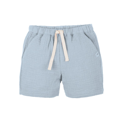 Kurze Hose (Shorts) aus Musselin (Mini Shorts Mull), Light Blue - Pure Pure by Bauer