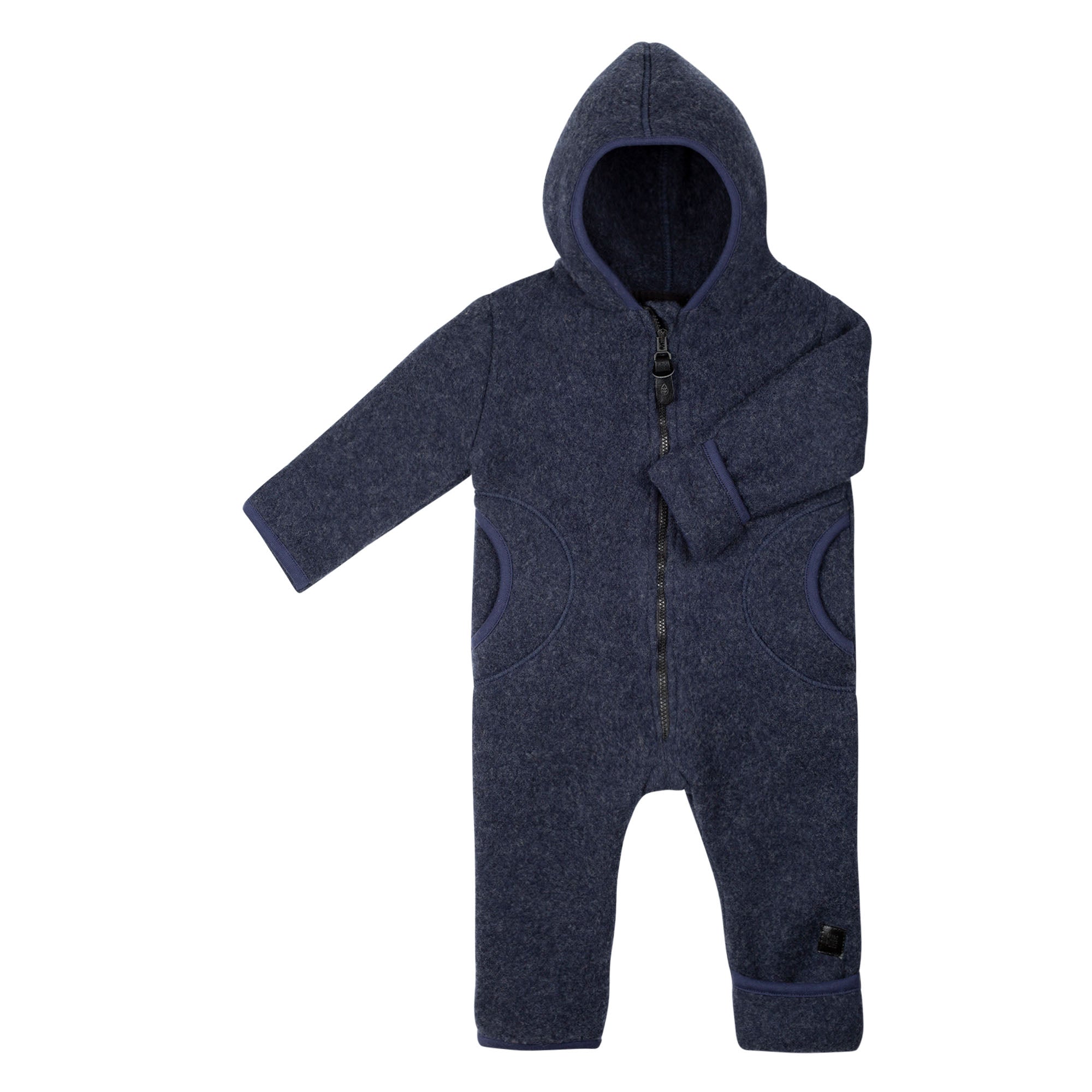 Overall aus Wollfleece, Marine - Pure Pure by Bauer