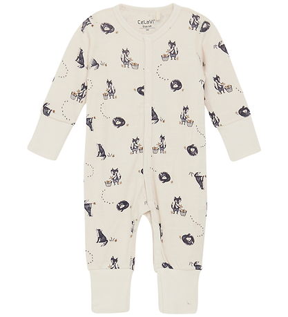 Strampler - Schlafanzug, Wolle/Bambus-Viskose, Fuchs - CeLaVi