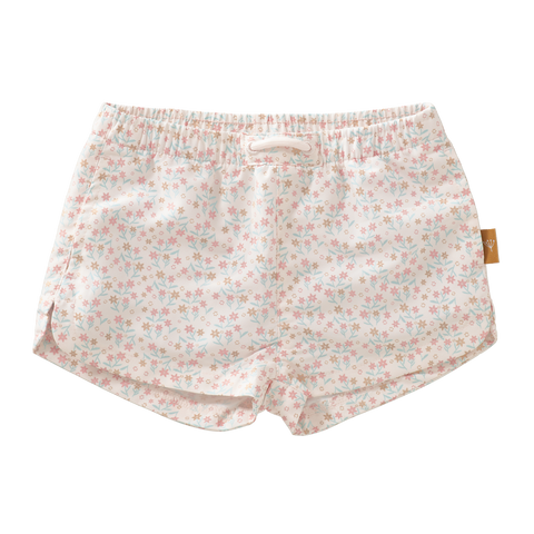 Badehose für Mädchen, Blümchen-Print (UV Shorts Girls Garden Flowers) - Fresk
