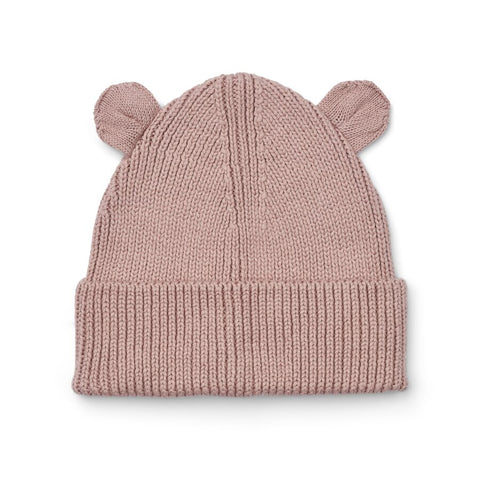 Mütze (Beanie) "Gina" mit Bärenohren, Warm Lavender - Liewood