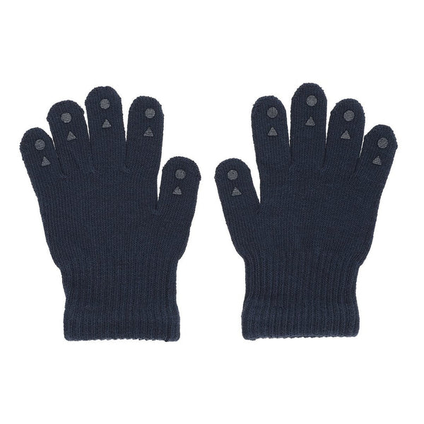 Rutschfeste Fingerhandschuhe aus Baumwolle,Navy Blue - GoBabyGo