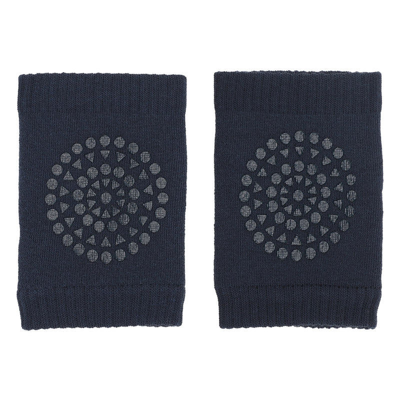 Anti-Rutsch-Knieschoner für Babys aus Baumwolle, Navy Blue (Marineblau) - GoBabyGo