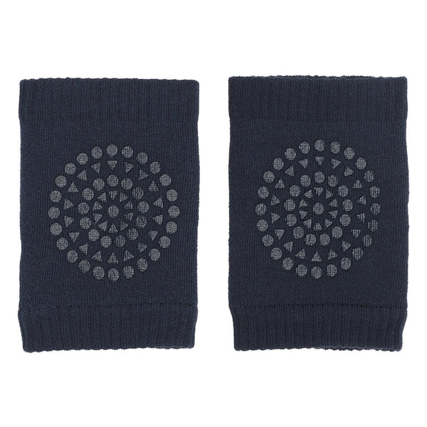 Anti-Rutsch-Knieschoner für Babys aus Baumwolle, Navy Blue (Marineblau) - GoBabyGo