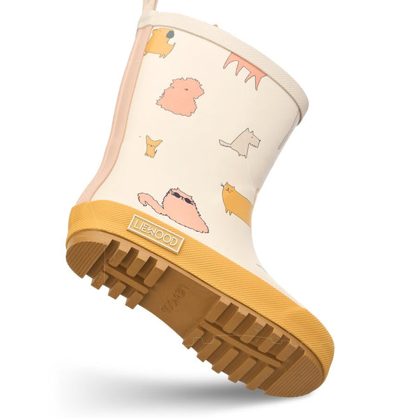 Thermo-Regenstiefel "Mason", Cats and Dogs/Sandy - Liewood