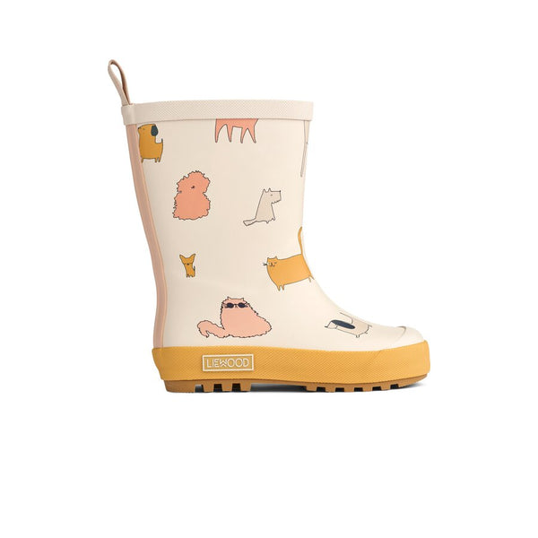 Thermo-Regenstiefel "Mason", Cats and Dogs/Sandy - Liewood