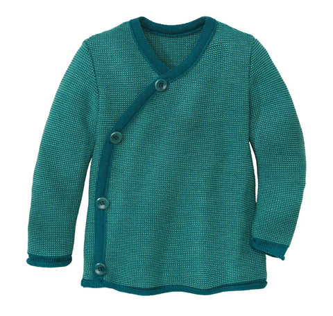 Melange-Jacke (Strickjacke), Pacific-Mint - Disana