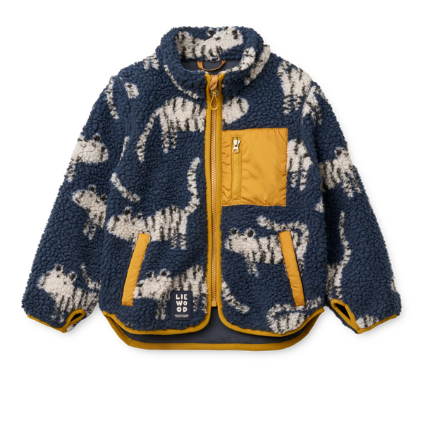 Fleecejacke "Nolan", Tiger/Classic Navy - Liewood