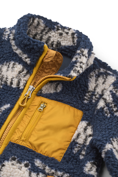 Fleecejacke "Nolan", Tiger/Classic Navy - Liewood