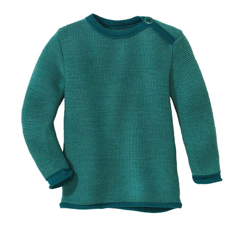 Melange-Pullover, Pacific-Mint - Disana