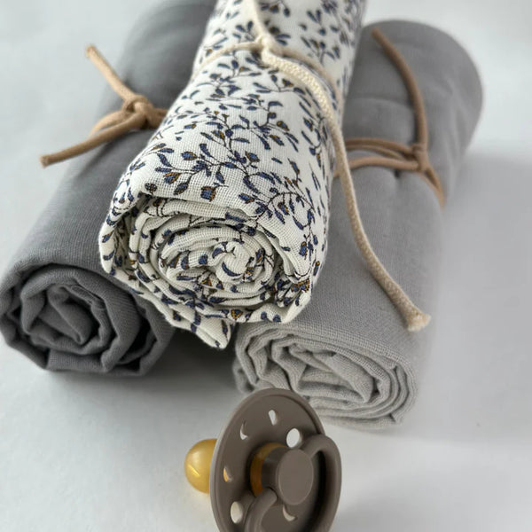 Musselintuch "Harvest Bell" (Blümchen) - Saga Copenhagen