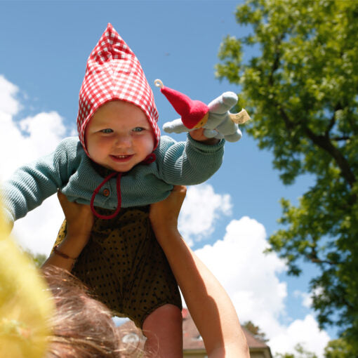 Wichtel mit zarter Rassel,  Blau - Nanchen Natur