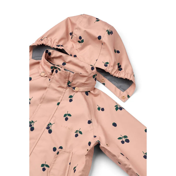 Regenbekleidungs-Set "Pedia" (Jacke/Hose),Berry/Pale Tuscany - Liewood
