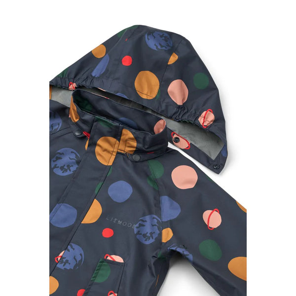 Regenbekleidungs-Set "Pedia" (Jacke/Hose), Universe/Classic Navy - Liewood