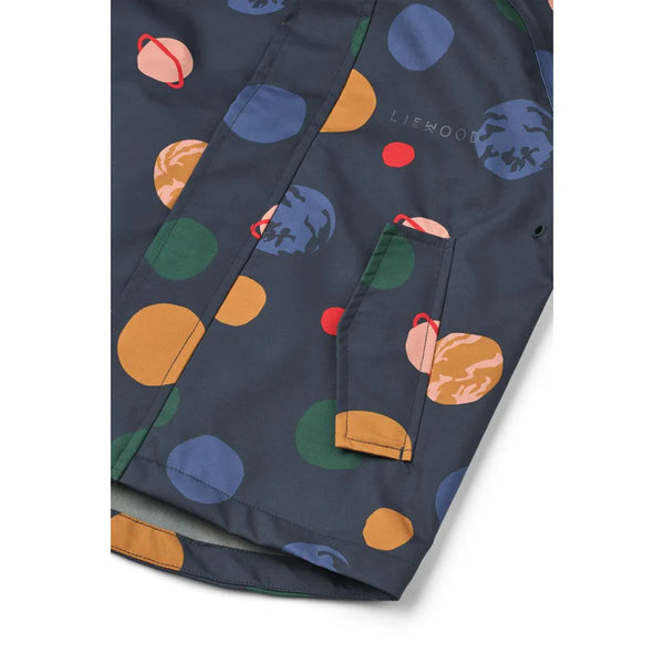 Regenbekleidungs-Set "Pedia" (Jacke/Hose), Universe/Classic Navy - Liewood