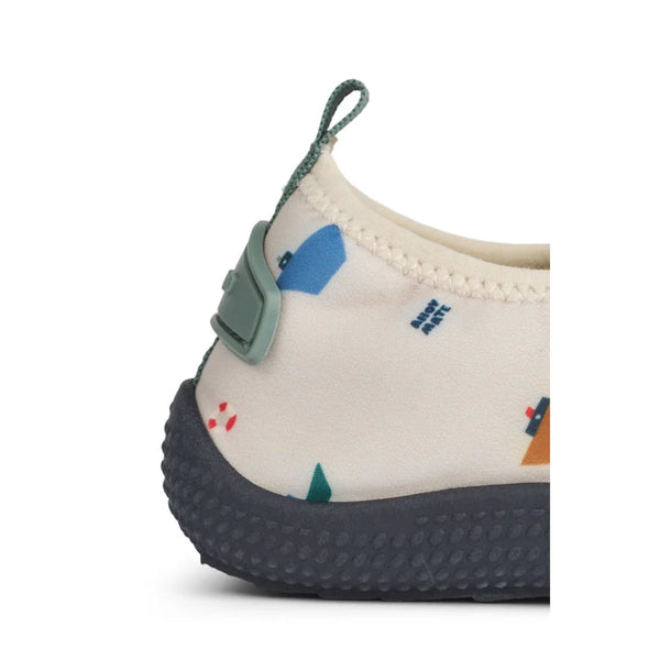 Badeschuhe "Sanjia", Boots-Print (Sailing/Sandy) - Liewood