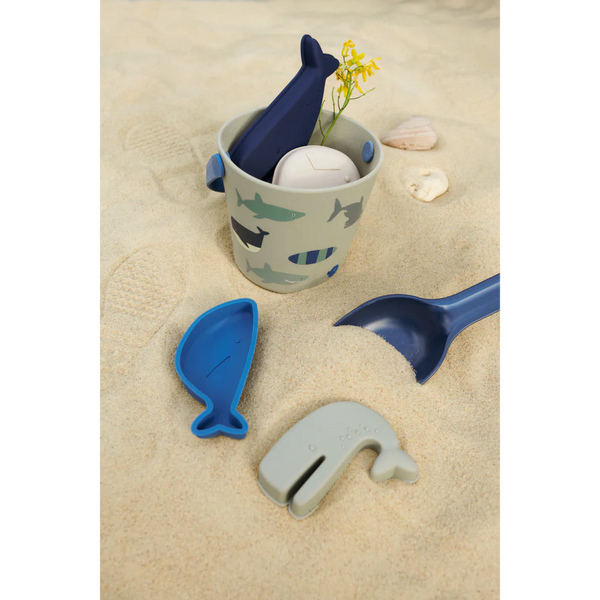 Strandset "Gilma Shark Beach Set" (Shark/Blue), 6teilig - Liewood