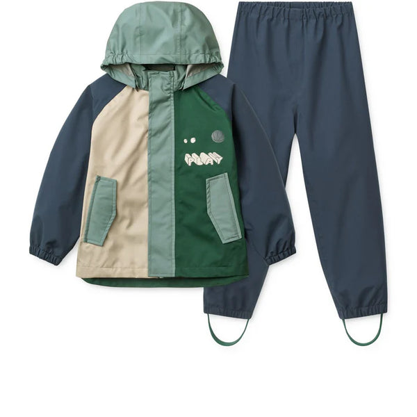 Regenbekleidungs-Set "Pedia" (Jacke/Hose), Play/Multi Mix - Liewood (Kopie)