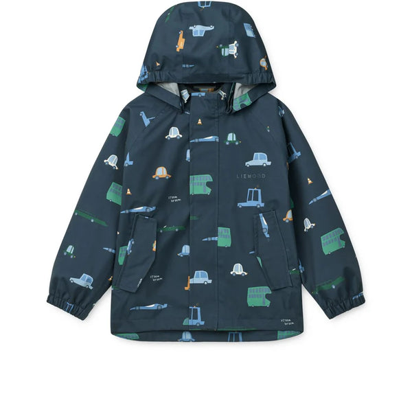 Regenbekleidungs-Set "Pedia" (Jacke/Hose), Cars/Classic Navy - Liewood