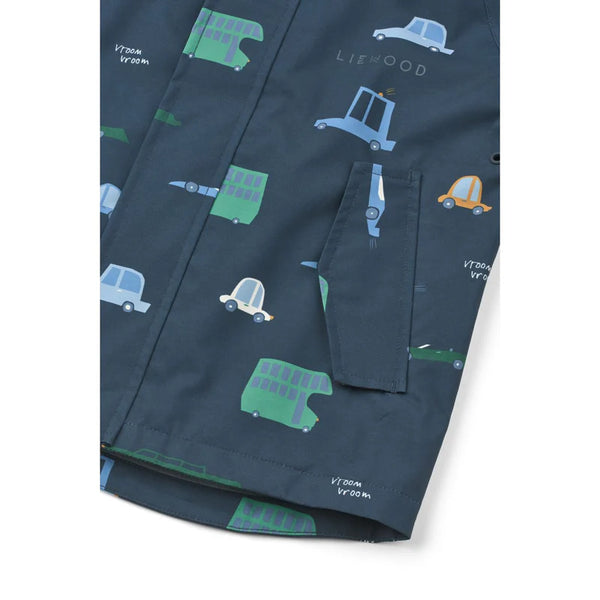 Regenbekleidungs-Set "Pedia" (Jacke/Hose), Cars/Classic Navy - Liewood