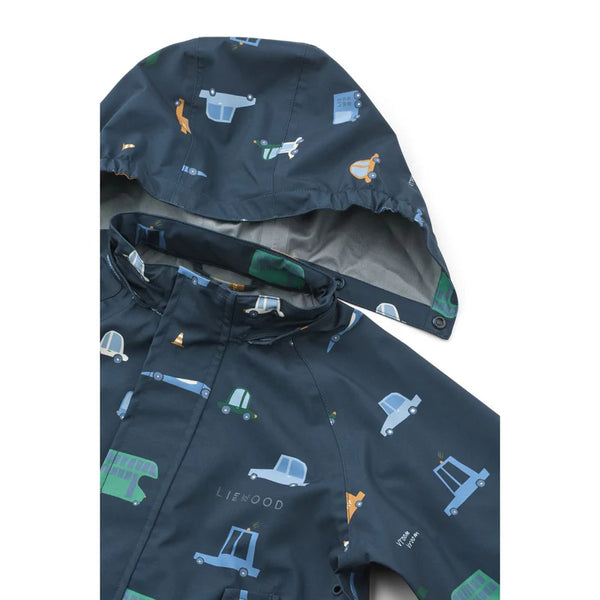 Regenbekleidungs-Set "Pedia" (Jacke/Hose), Cars/Classic Navy - Liewood