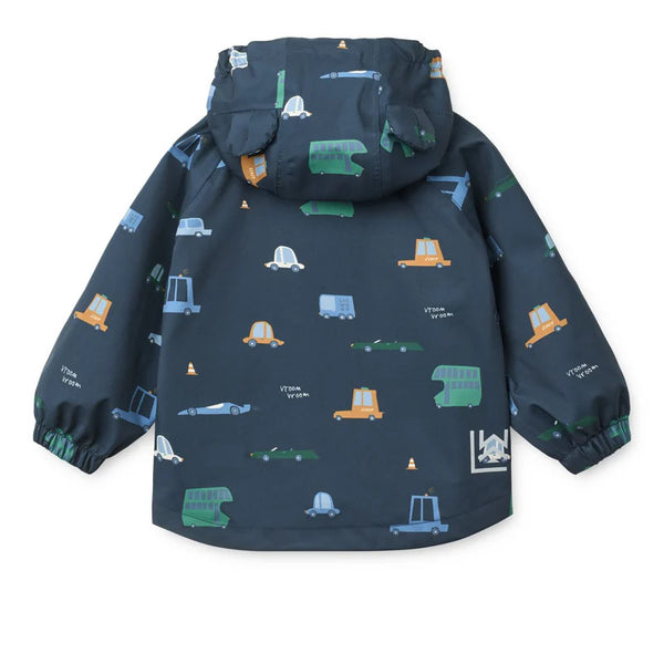 Regenbekleidungs-Set "Manu" (Jacke/Latzhose), Cars/Classic Navy - Liewood
